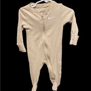 Nike Kids Beige Footed One Piece